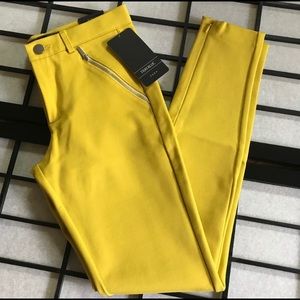 Zara Yellow Leggings
